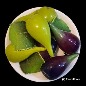 Vintage Fig Arrangement Centerpiece  Ceramiche Arcobaleno by Bertinazzo, Italy